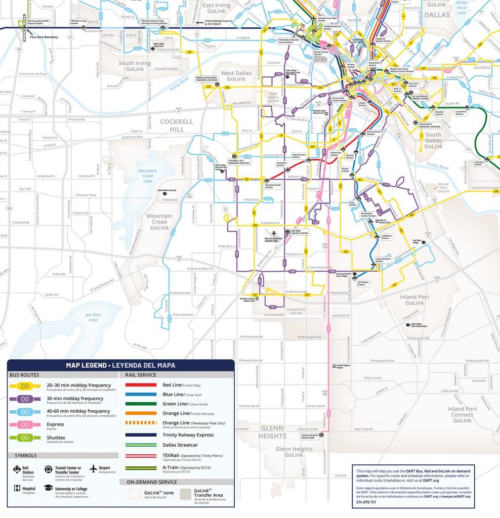 Light Rail at the Dallas Fort Worth Airport DFW